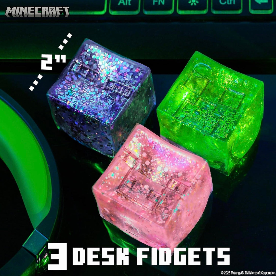 Slimygloop Gelli Gels Minecraft 3Pack