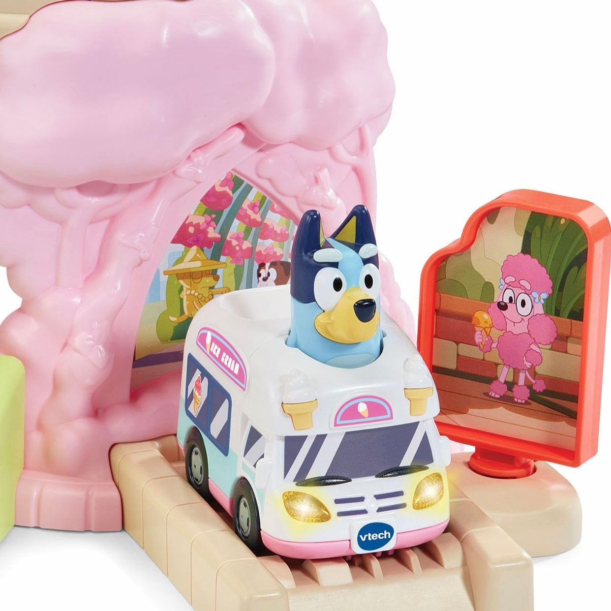 Vtech Bluey Ice Cream Adventure Playset with Ice cream Truck