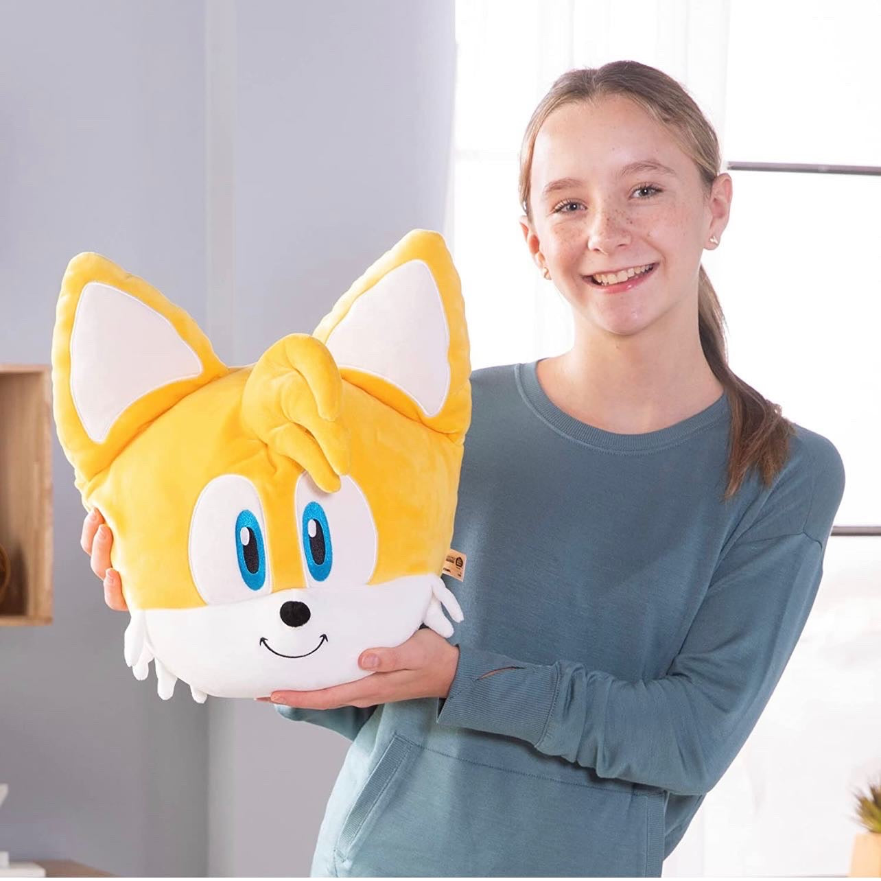 Sonic The Hedgehog Tails Mega Plush 15”