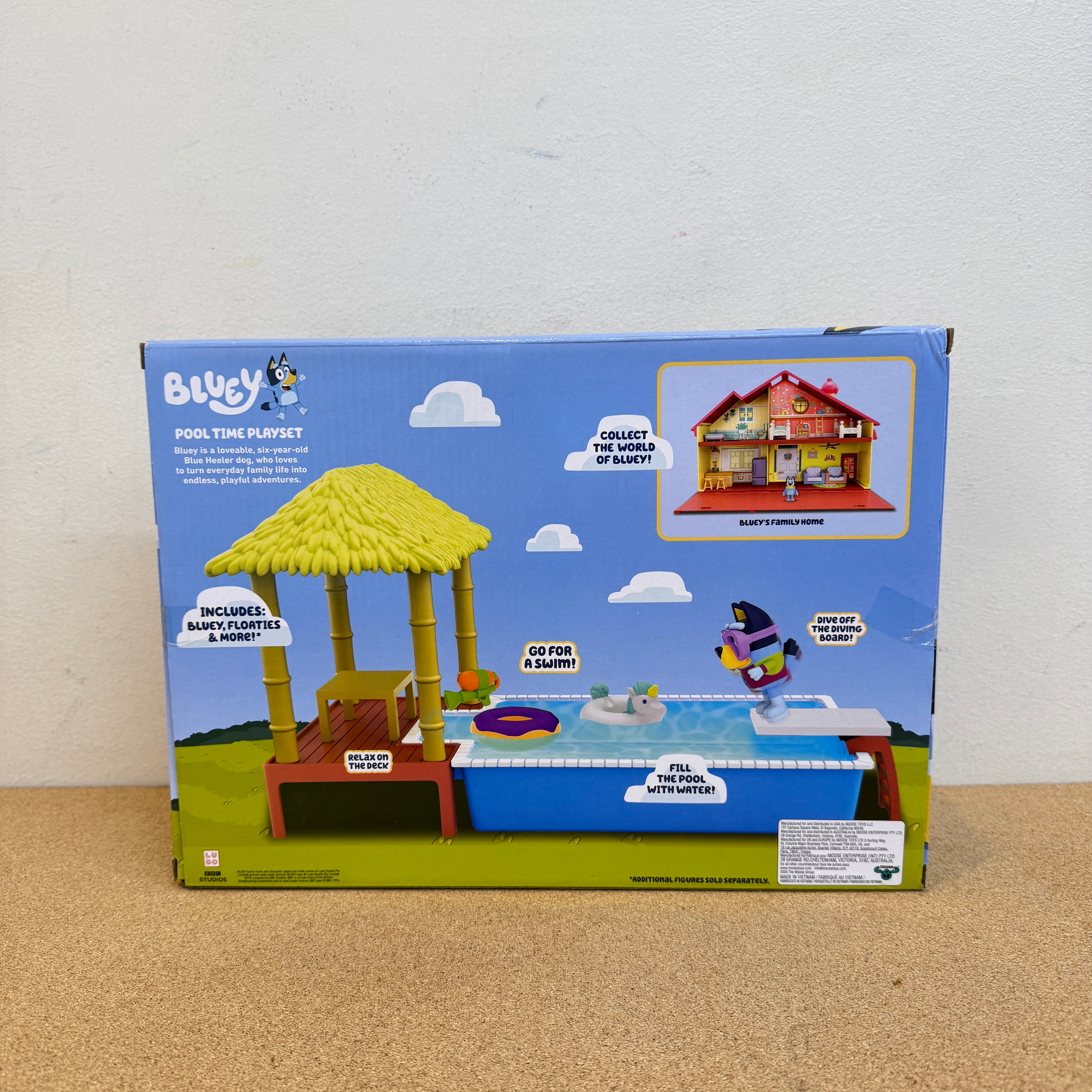 Bluey Pool Time Playset