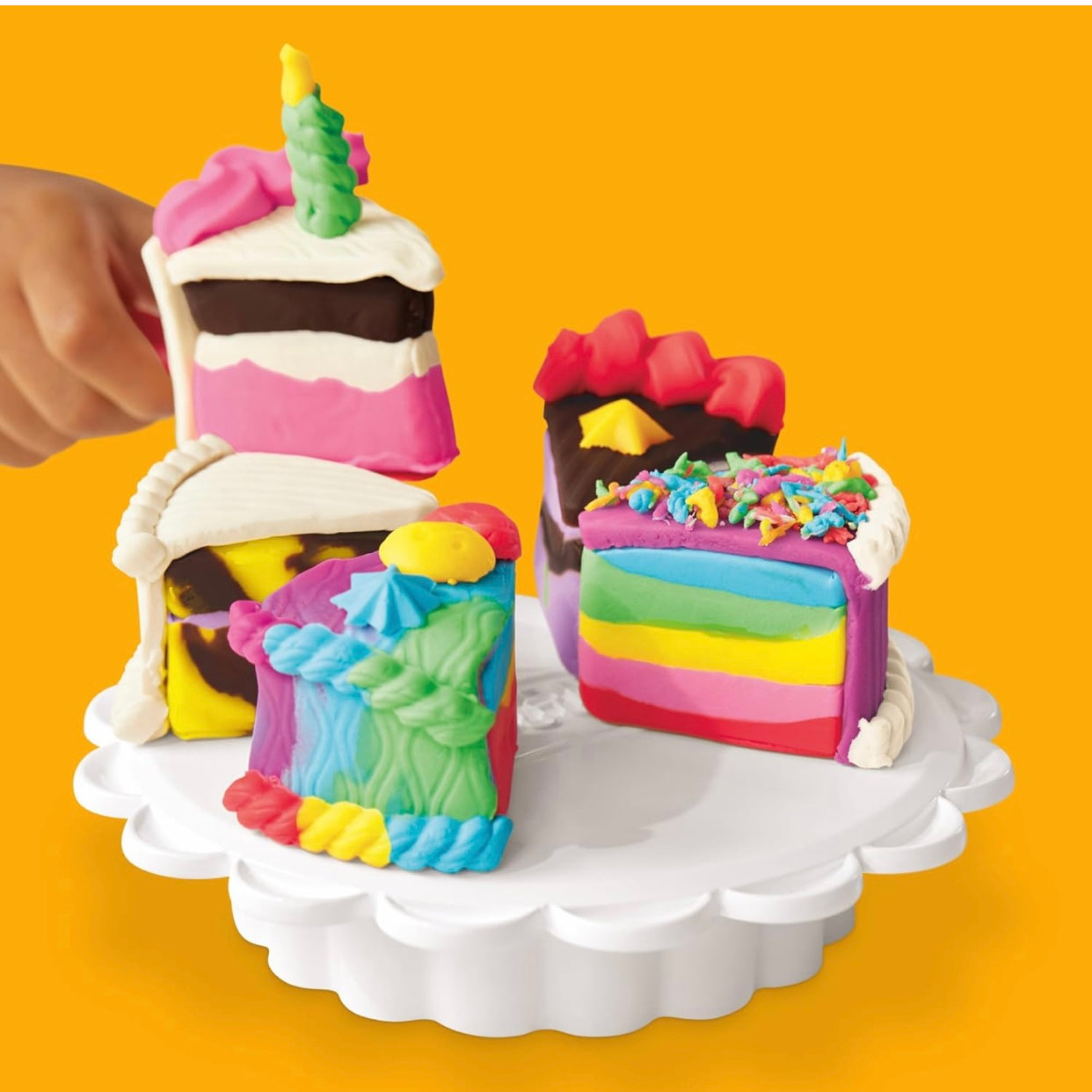 Play Doh Super Slice Cake Playset