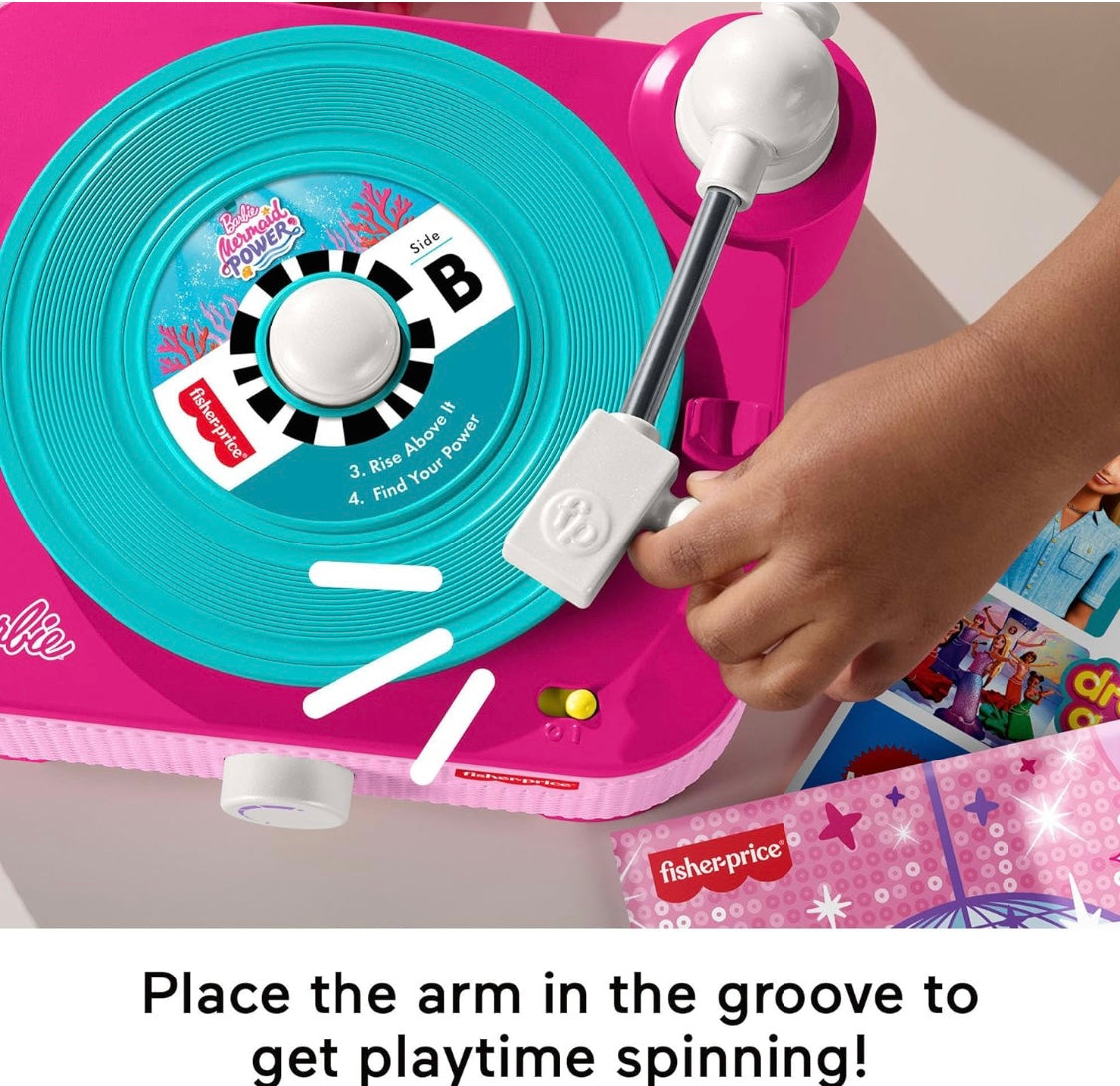 Fisher Price Rockin’ Record Barbie Player Musical Toy