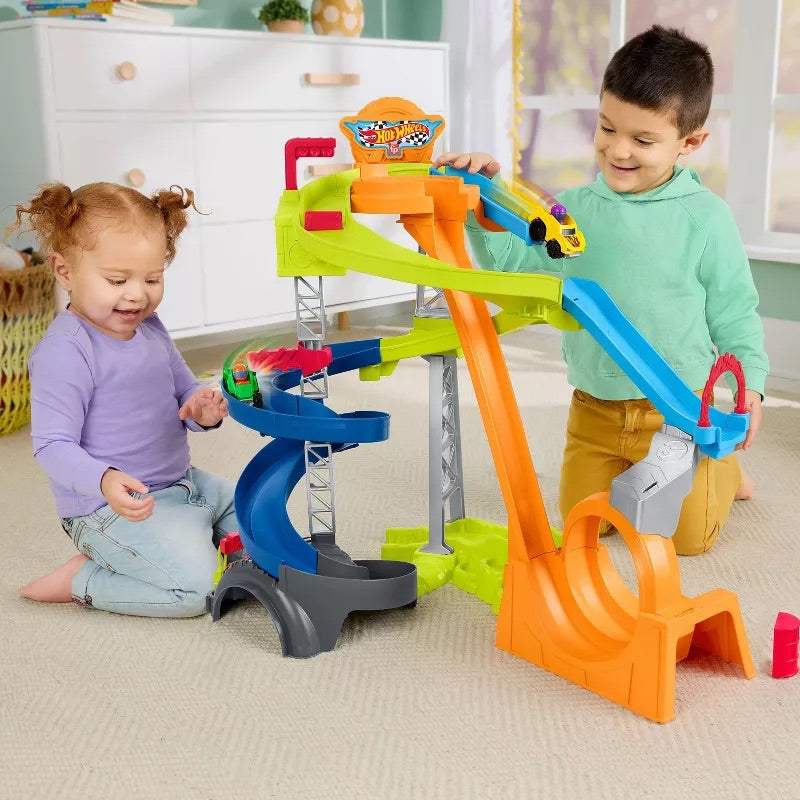 Fisher Price Little People Hotwheels Spiral Speedway