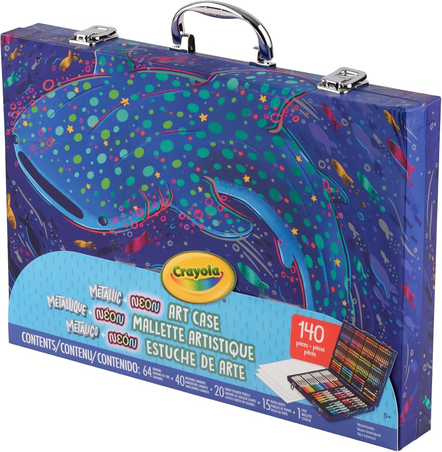 Crayola Art Kit with Neon & Metallic Art