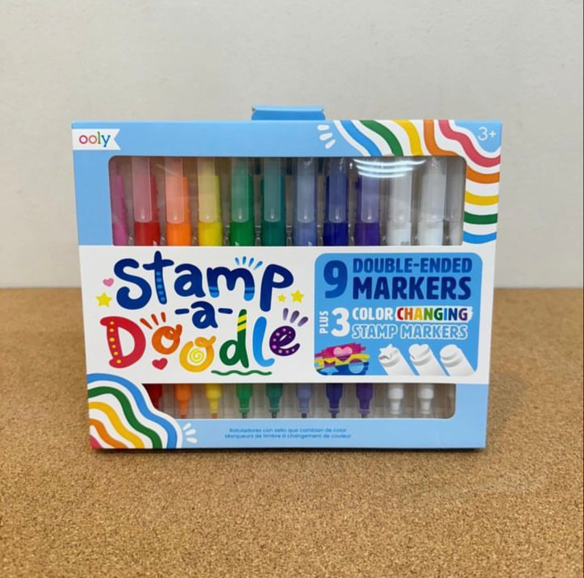 Ooly Stamp-A-Doodle Double Ended Markers Set of 12