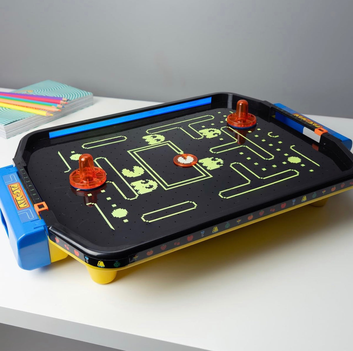 Merchant Ambassador Pac-man: Arcade Air Hockey Glow in the Dark Tabletop Game