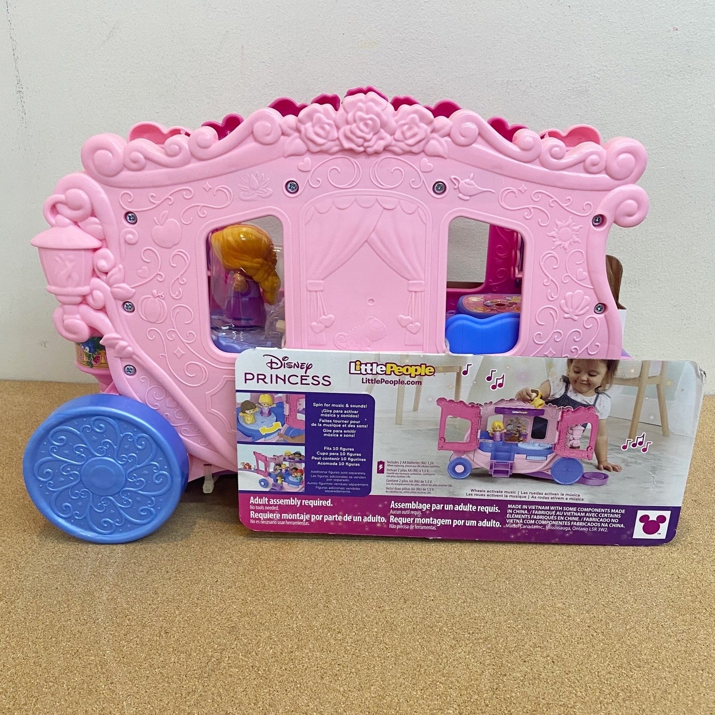 Fisher Price Little People Disney Princess Pull-Along Carriage