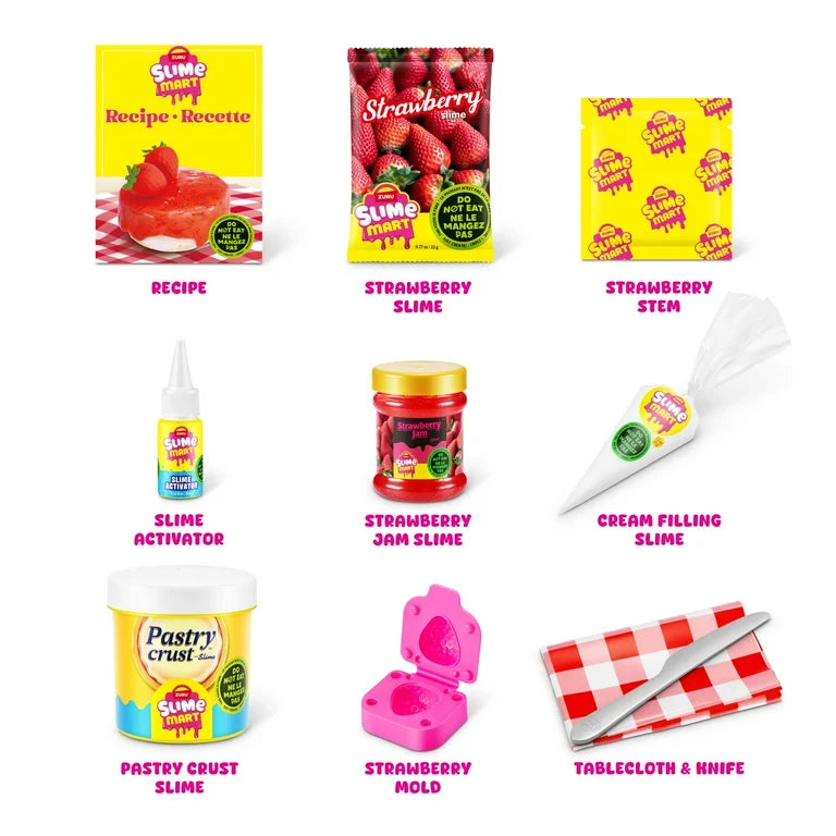 Slime Mart Strawberry Cheesecake Craft Kit