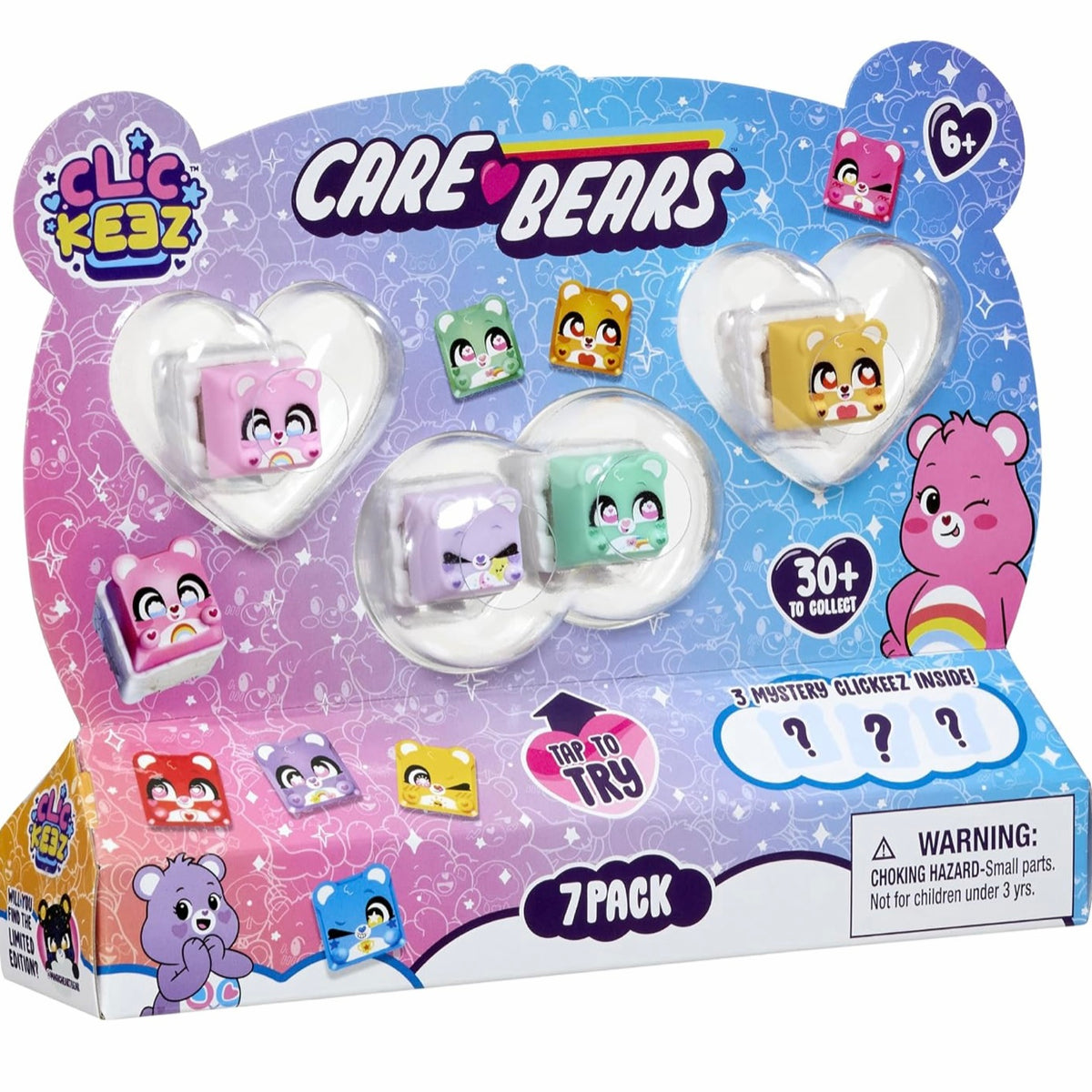 Clickeez Care Bears 7-Pack