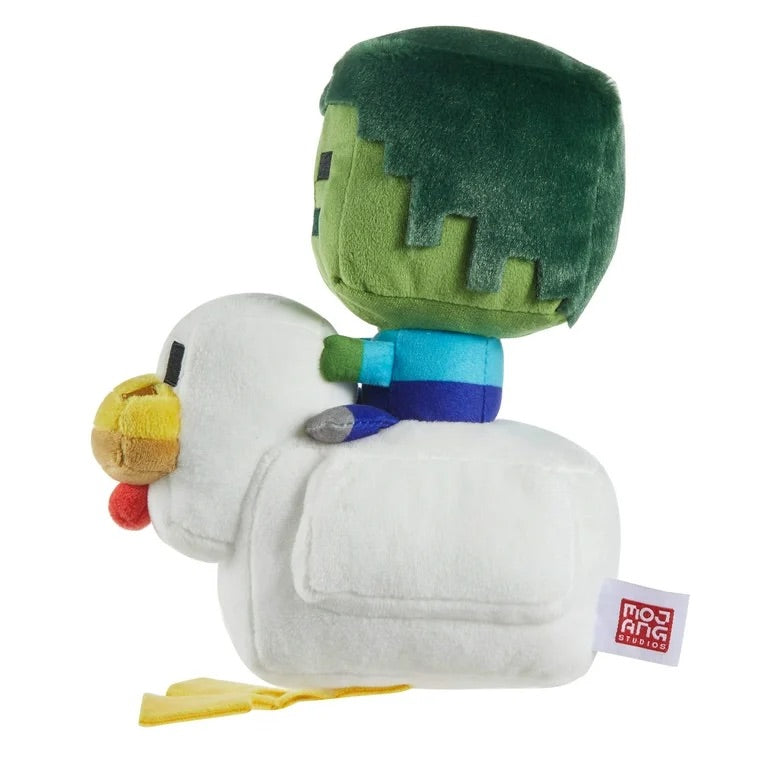 Minecraft Zombie Chicken Jockey Plush Toy