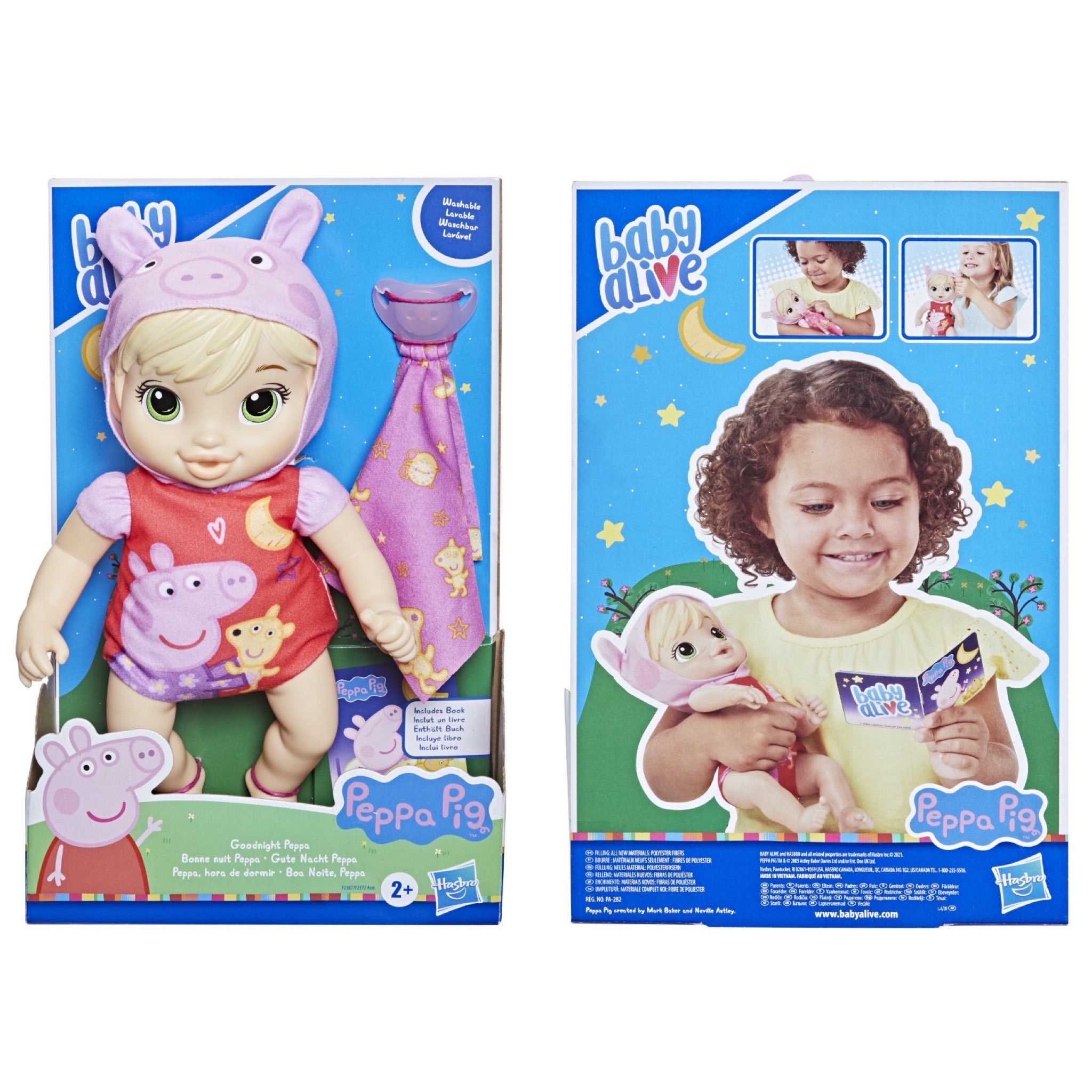 Baby Alive x Peppa Pig Goodnight Peppa Blonde