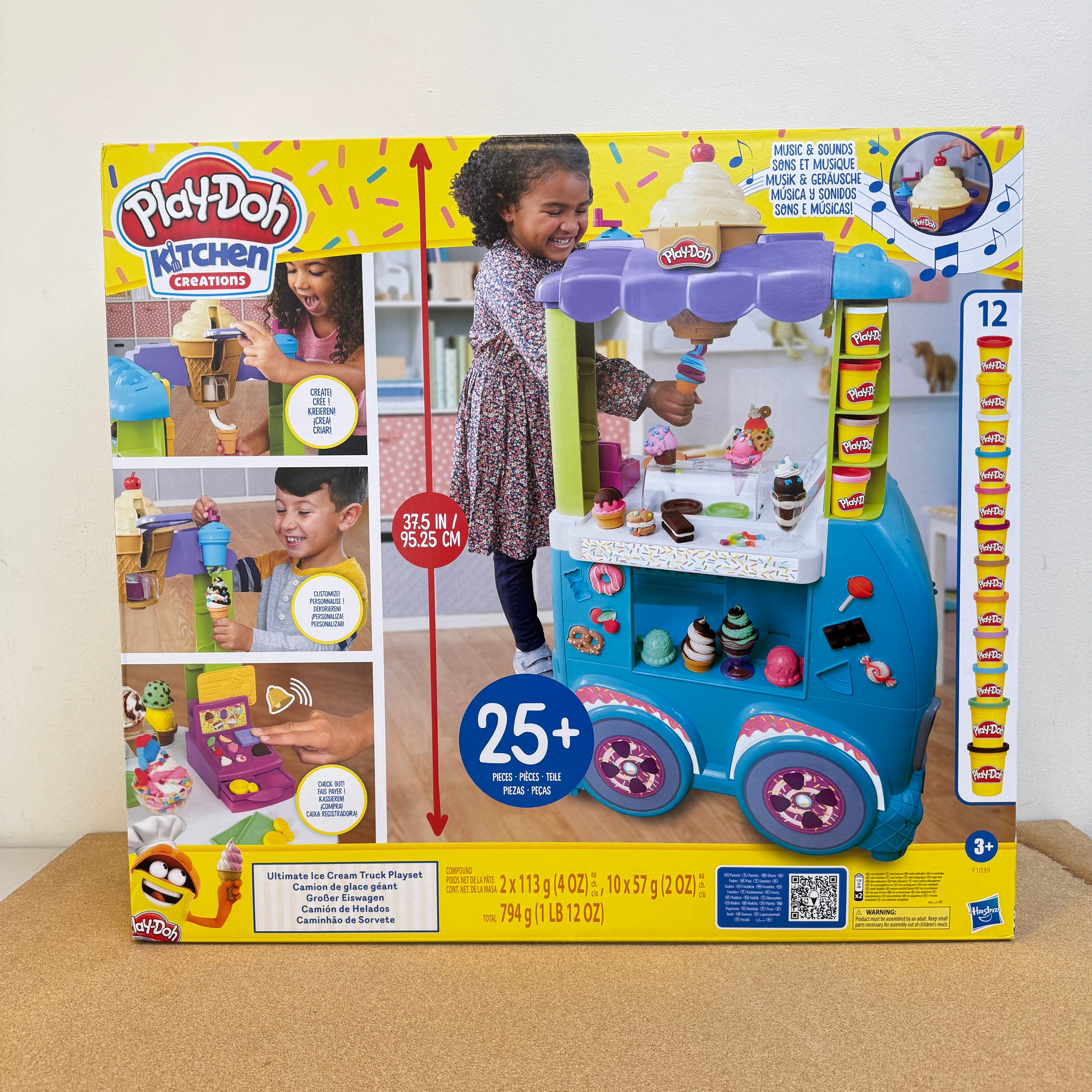 Play Doh Kitchen Creations Ultimate Ice Cream Truck Playset