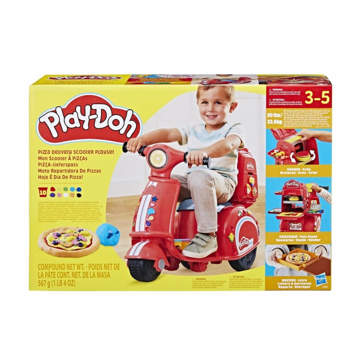 Play-Doh Pizza Delivery Scooter Playset