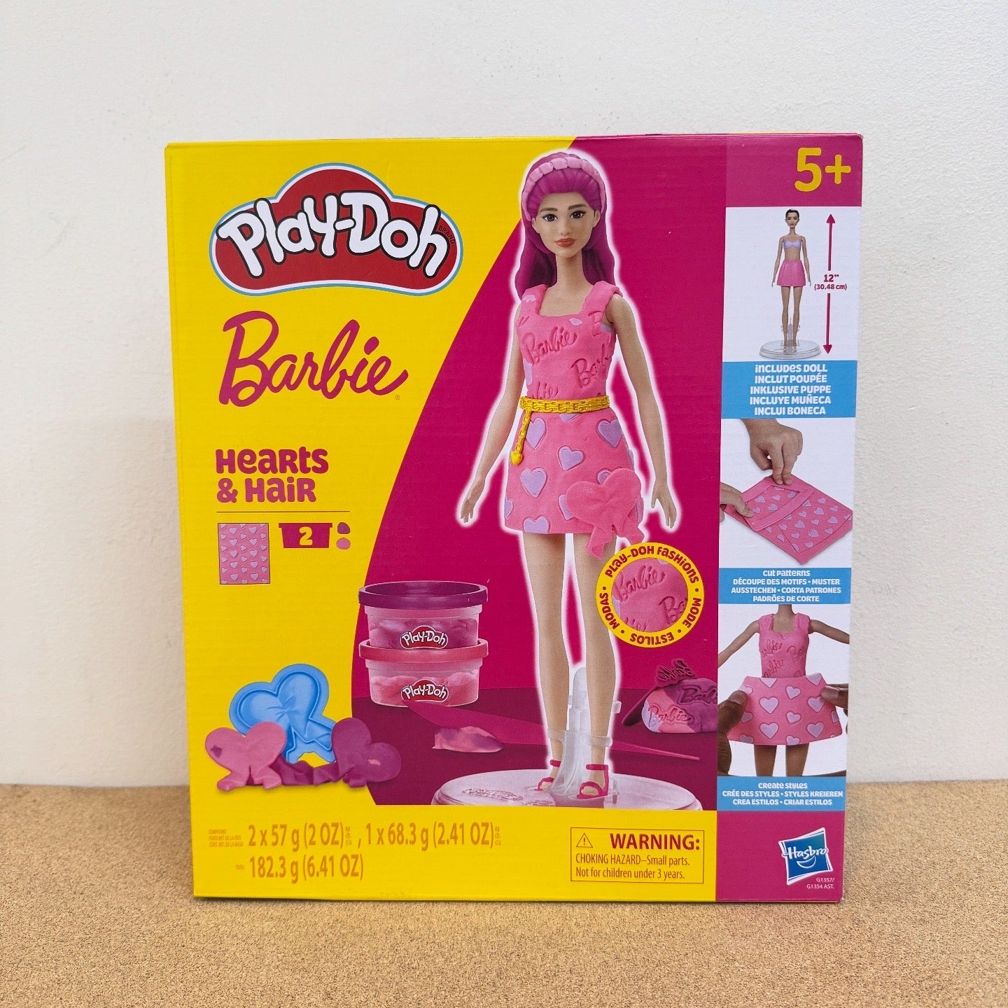 Play Doh Barbie Hearts and Hair Designer Doll Set