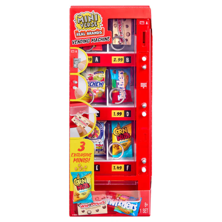 Miniverse Real Brands Vending Machine(Red)