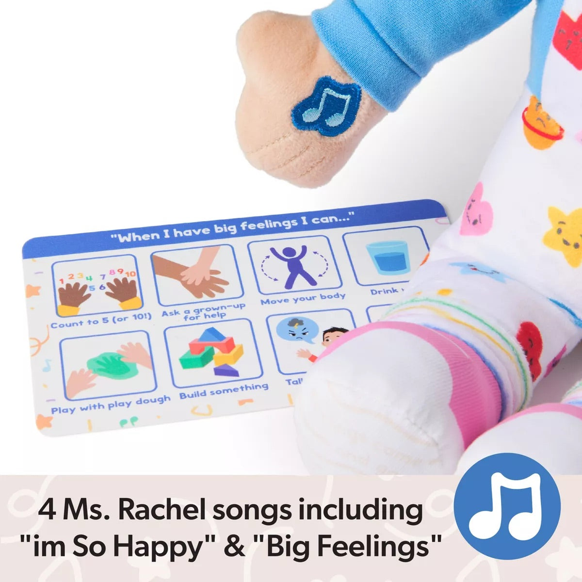 Ms. Rachel Emotions Learning Doll