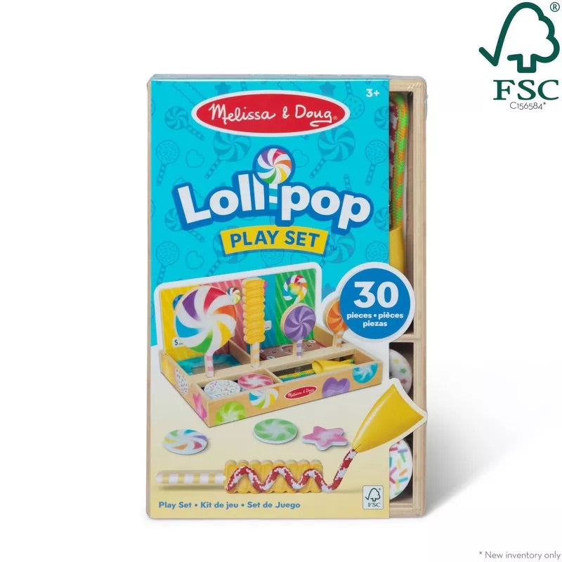 Melissa & Doug Wooden Lollipop Playset