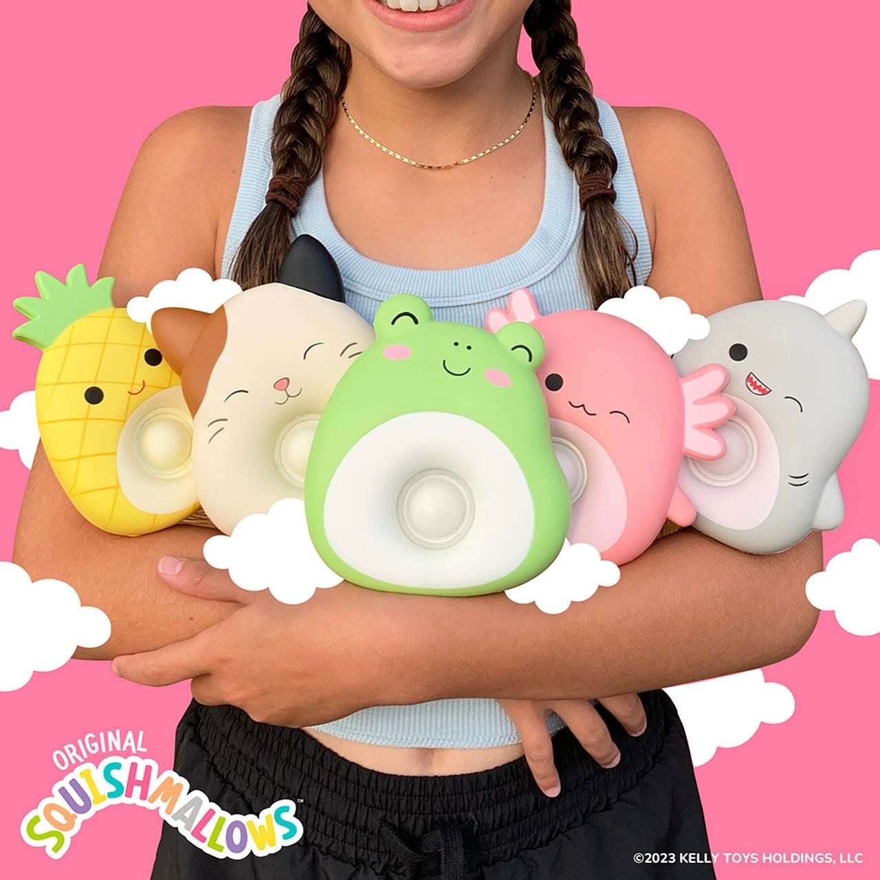 Squishmallows Slow Rise Squishy Cloud Pop - Maui the Pineapple