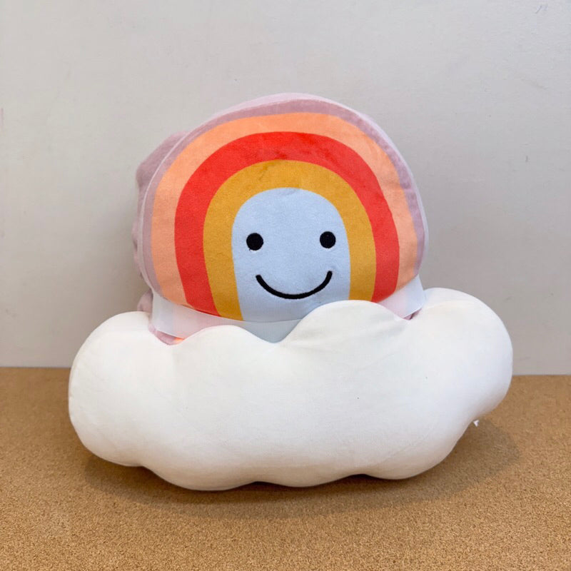 Pillowfort Kids Rainbow Buddy Pillow and Blanket Set 50x60Inch
