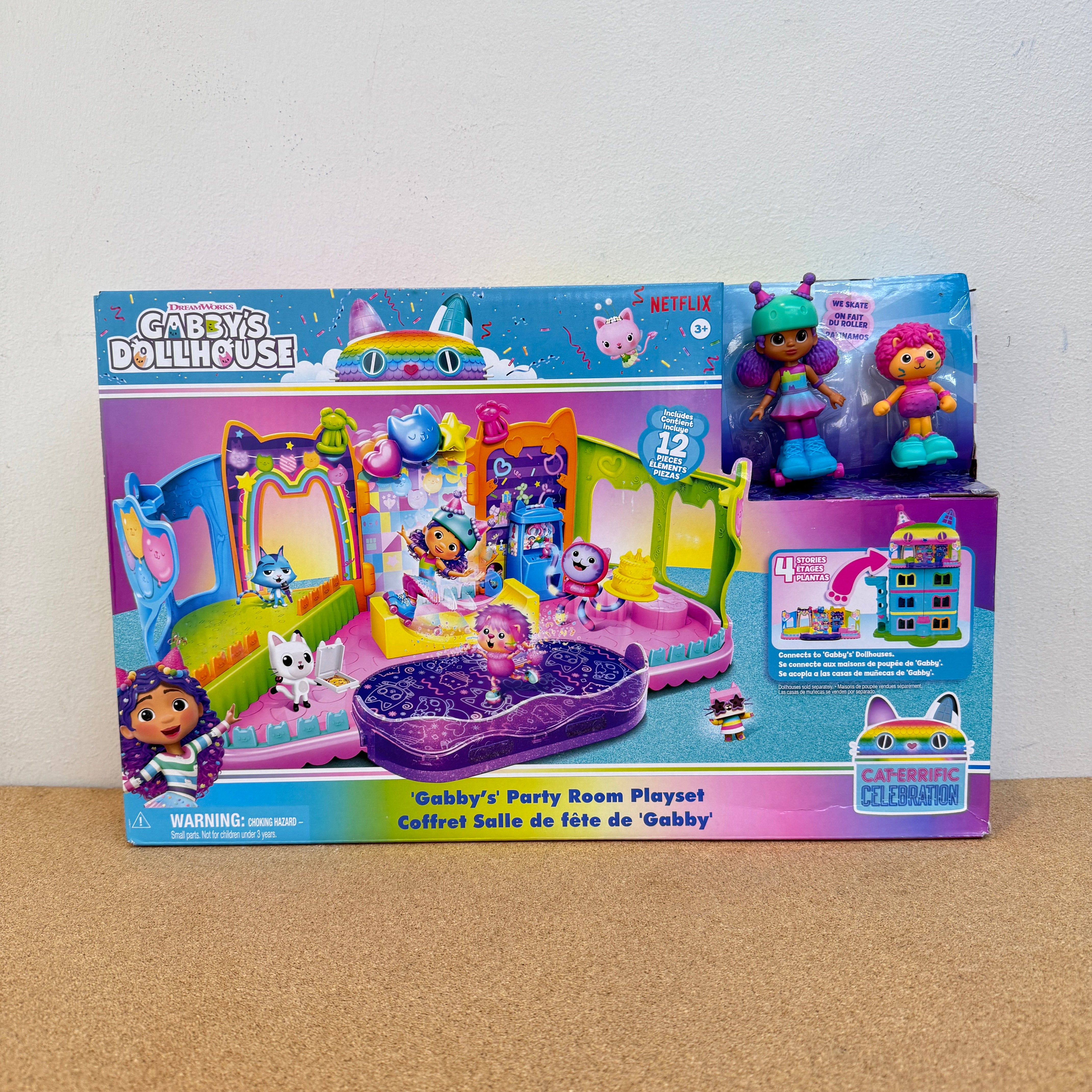 Gabby’s Dollhouse Skate Party Room Playset