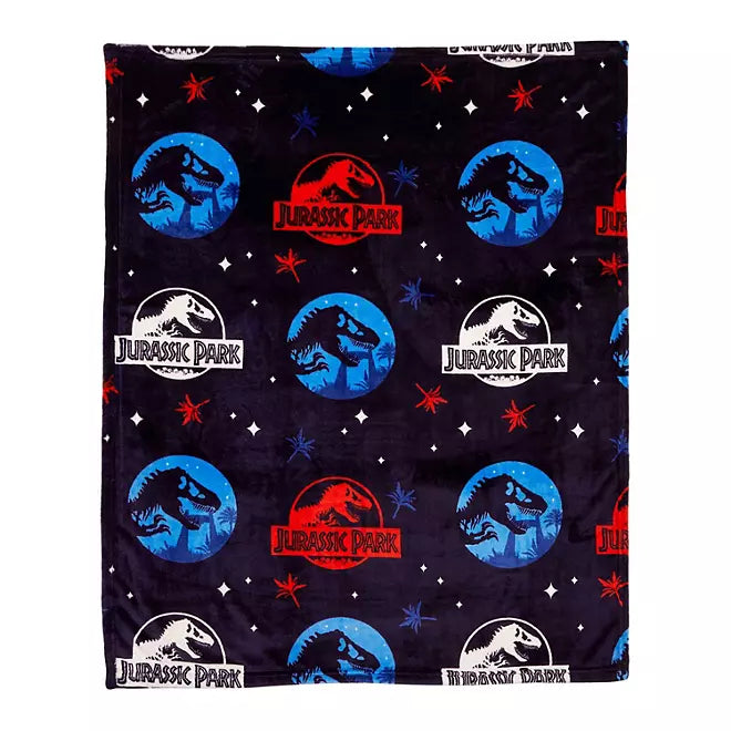 Jurassic World Neck Pillow with Blanket