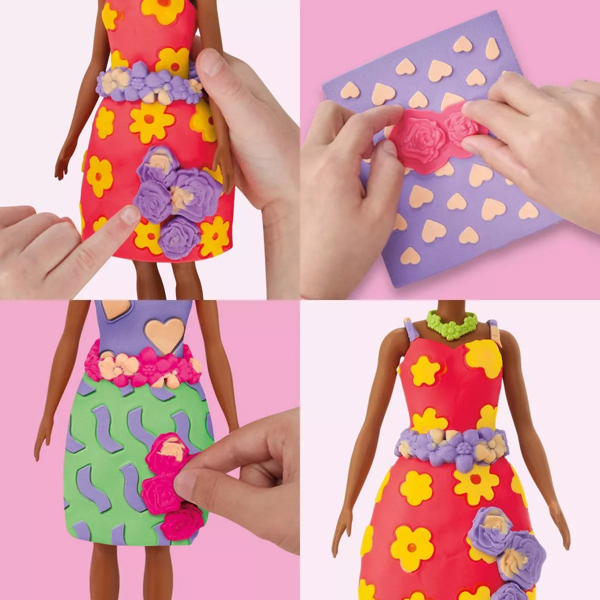 Play Doh Barbie Flowers and Florals Pattern Pack