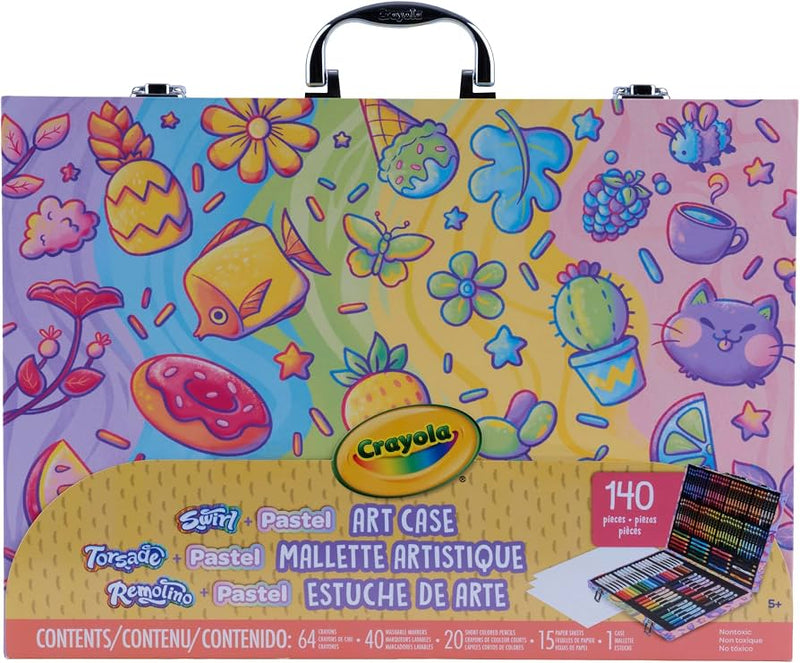 Crayola Art Kit with Swirl & Pastel Art