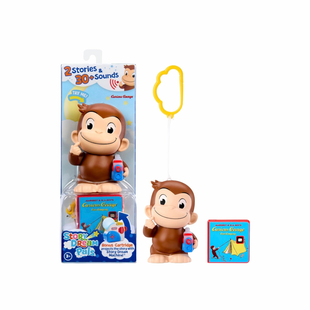 Little Tikes Story Dream Pals Curious George Interactive Figure with Bonus Cartridge