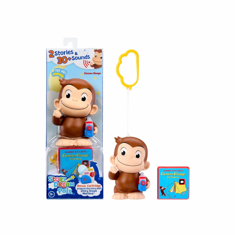 Little Tikes Story Dream Pals Curious George Interactive Figure with Bonus Cartridge