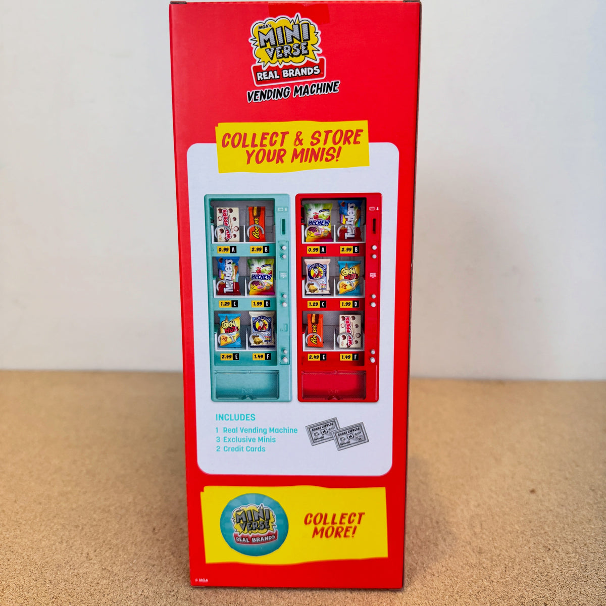 Miniverse Real Brands Vending Machine(Red)