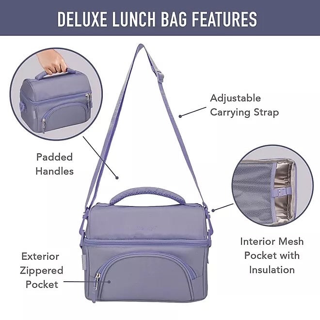 Bentgo Deluxe Insulated Lunch Set-Slate