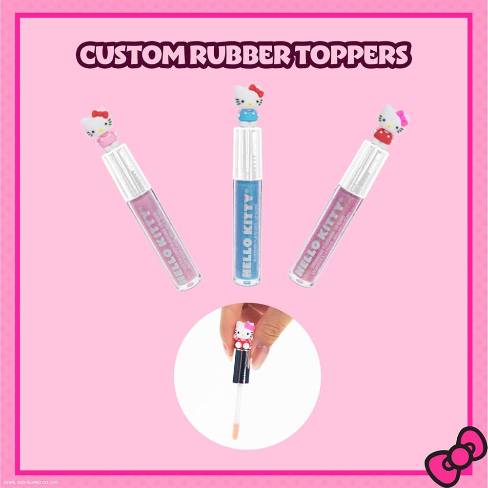 Hello Kitty Nail Polish and Lip Gloss Make Up Set
