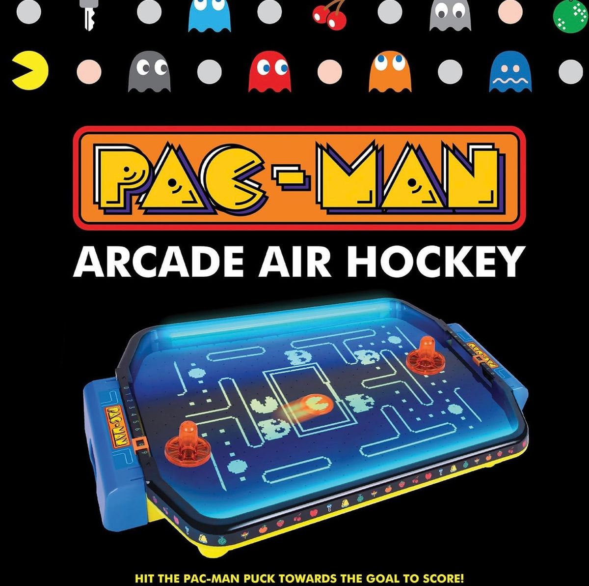 Merchant Ambassador Pac-man: Arcade Air Hockey Glow in the Dark Tabletop Game