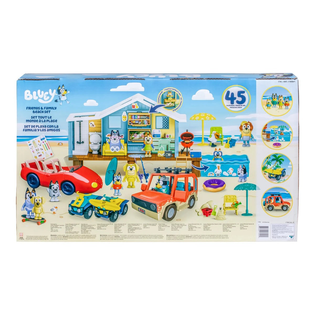 Bluey Friends & Family Beach Set