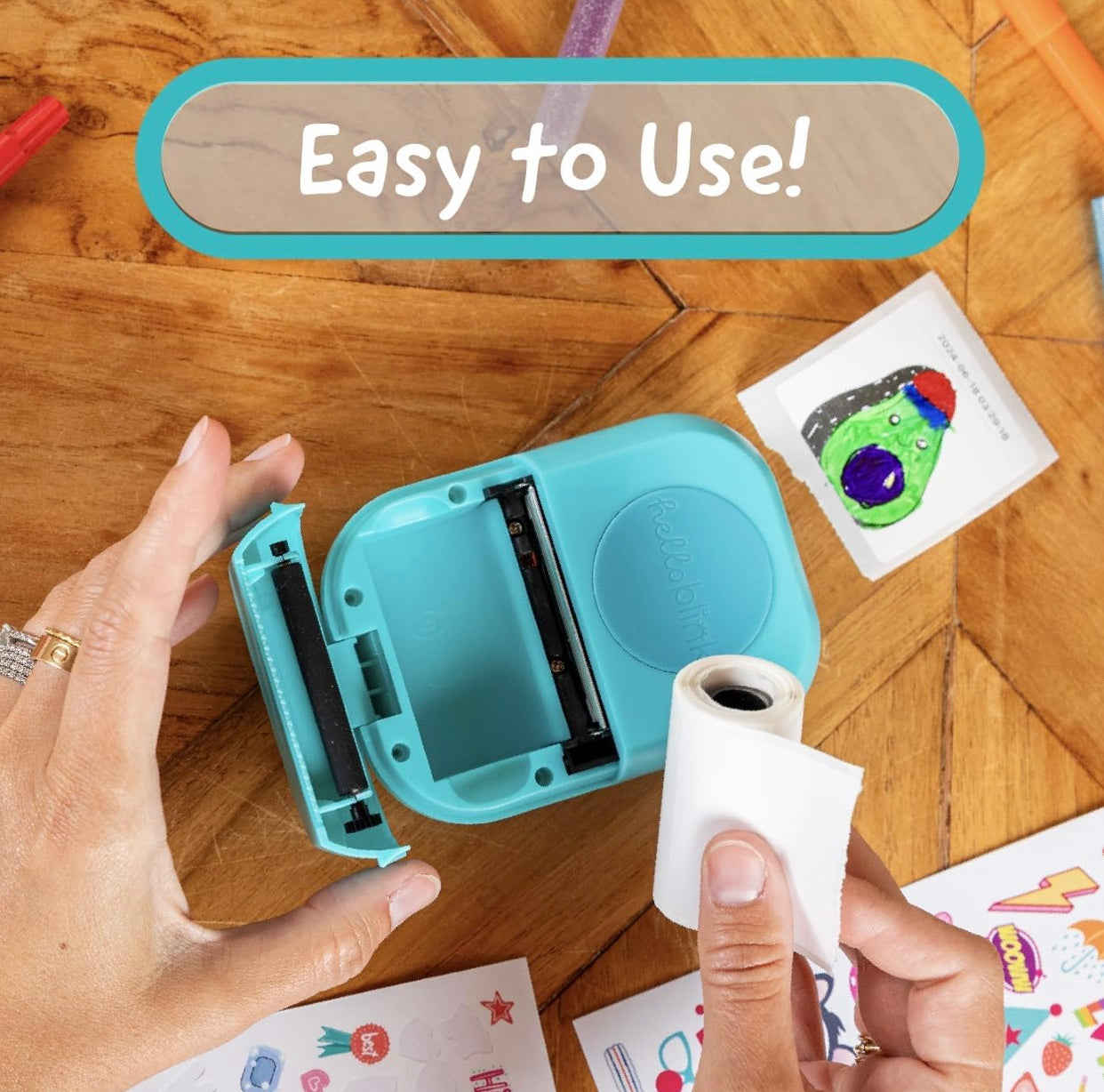 Hello Blink Sticker Maker Mini Stickers and Photo Printer