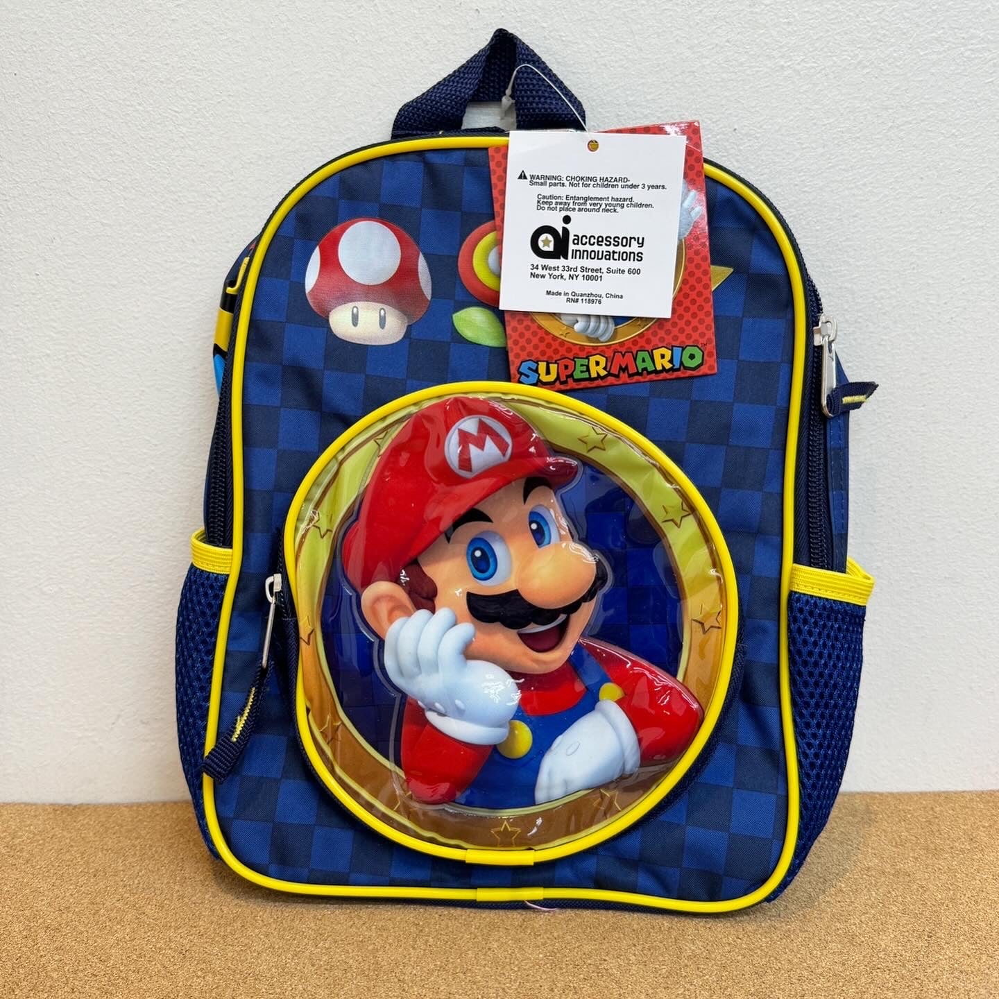 Super Mario Kids Mini Backpack - Blue