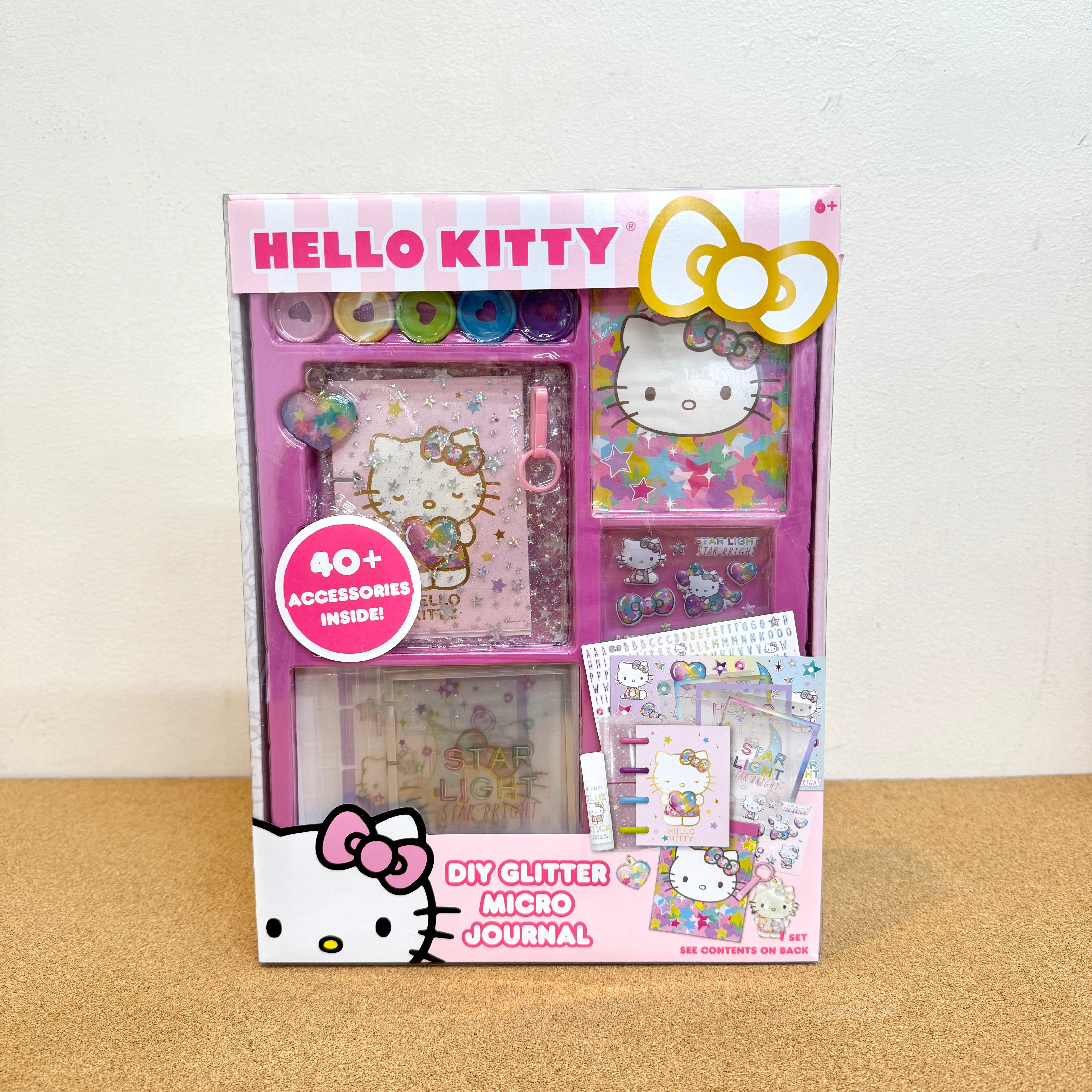 Hello Kitty DIY Glitter Micro Journal