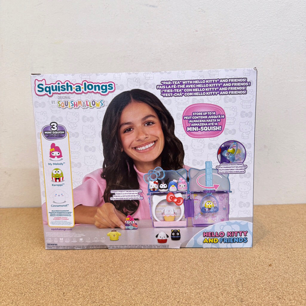 Squish-A-Longs Hello Kitty and Friends Boba Playset