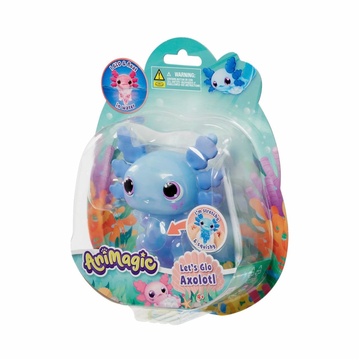 Animagic Let's Glo Axolotl Blue | Kidstationph