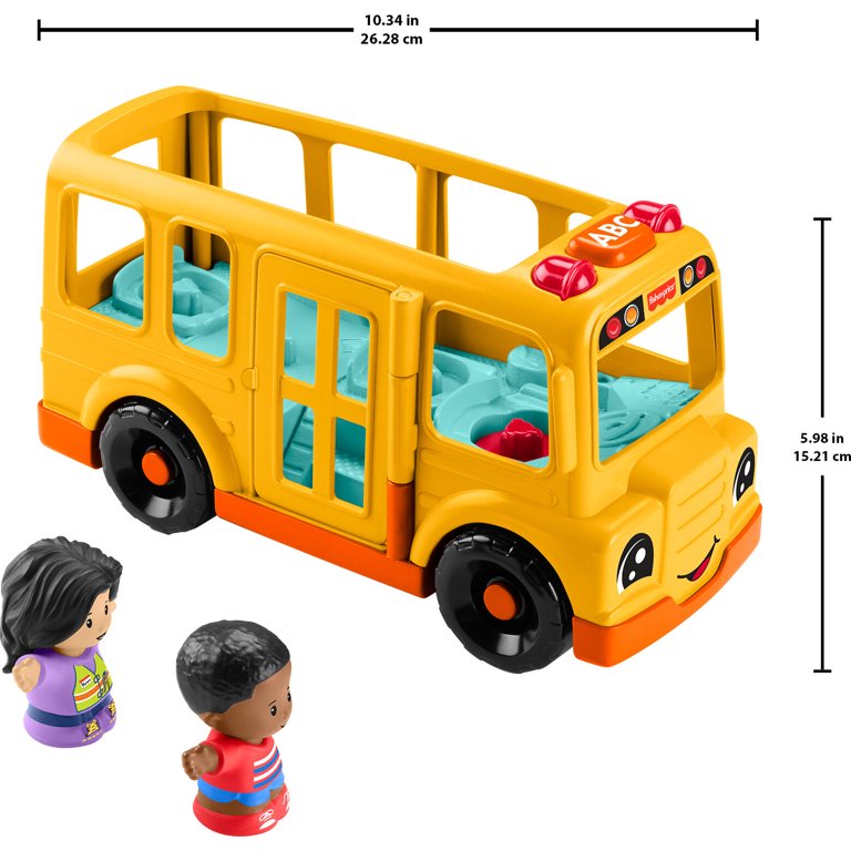 Fisher Price Little People School Bus Musical Toy Vehicle