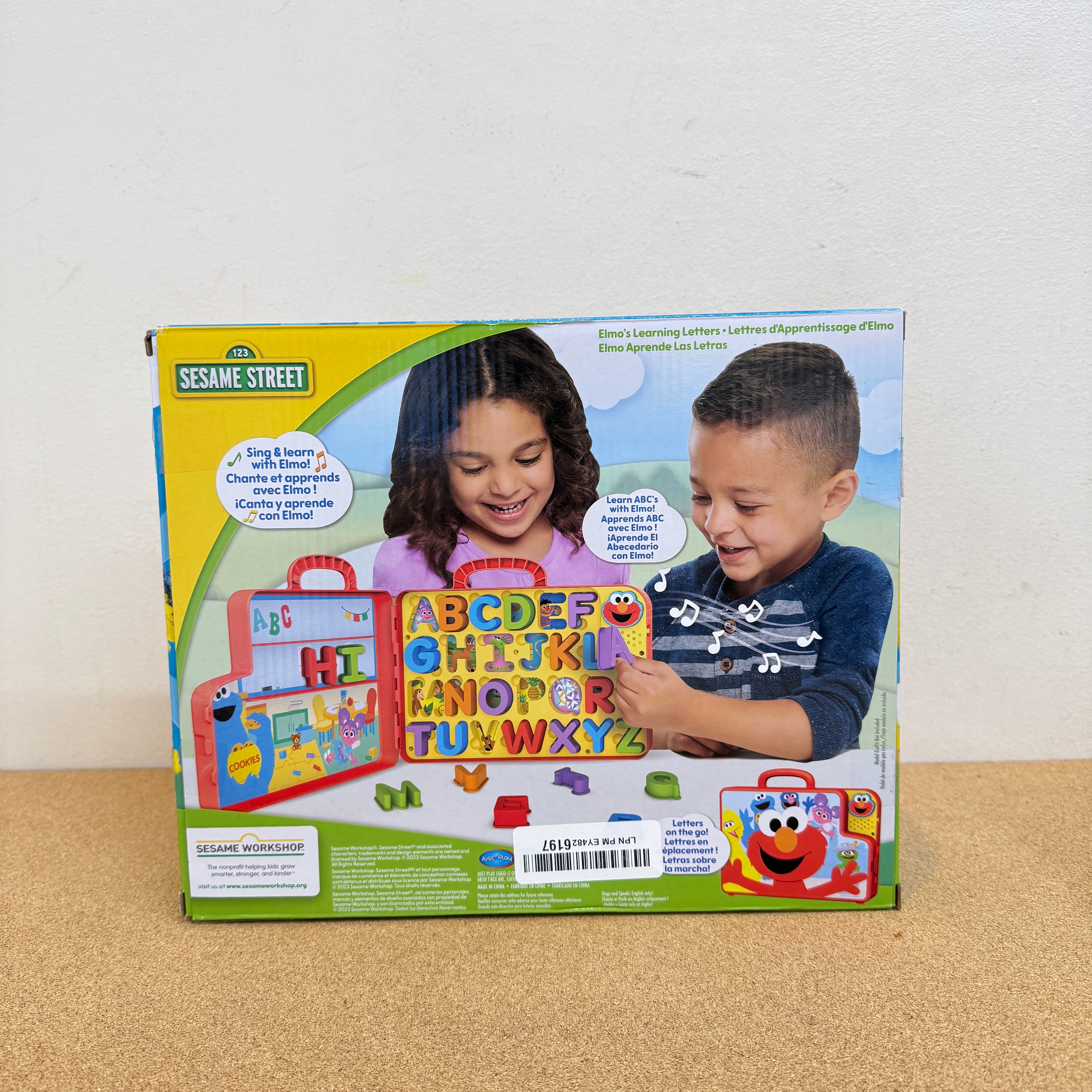 Sesame Street Elmo’s Learning Letter Bus Activity Board