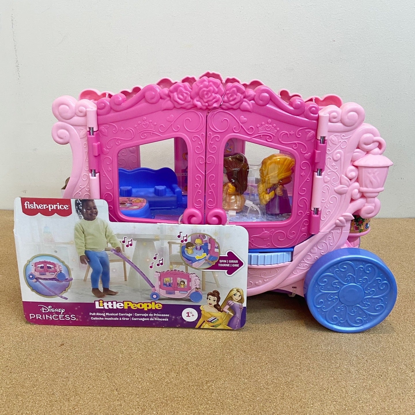 Fisher Price Little People Disney Princess Pull-Along Carriage