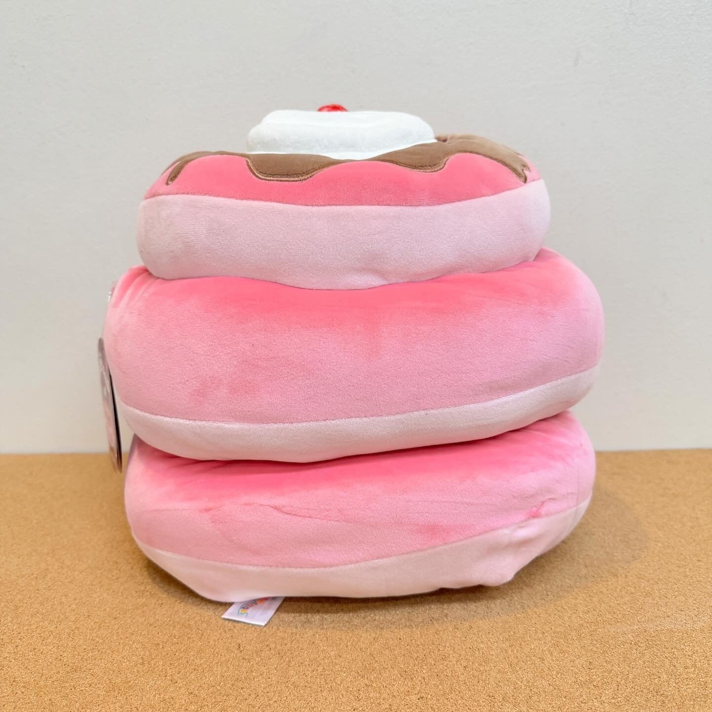 Squishmallows Shelly Pink Strawberry Pancakes Plush 12”