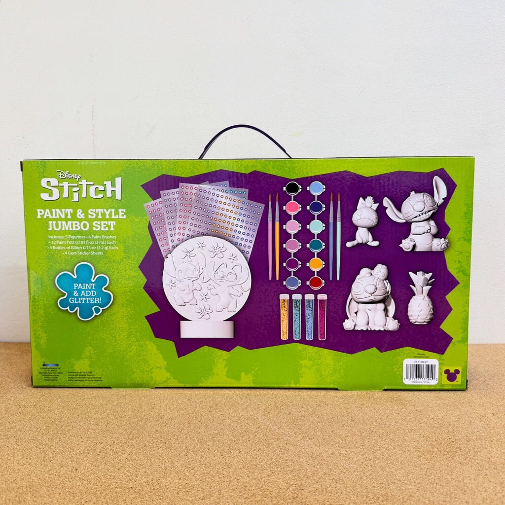 Disney Stitch Paint and Style Jumbo Set