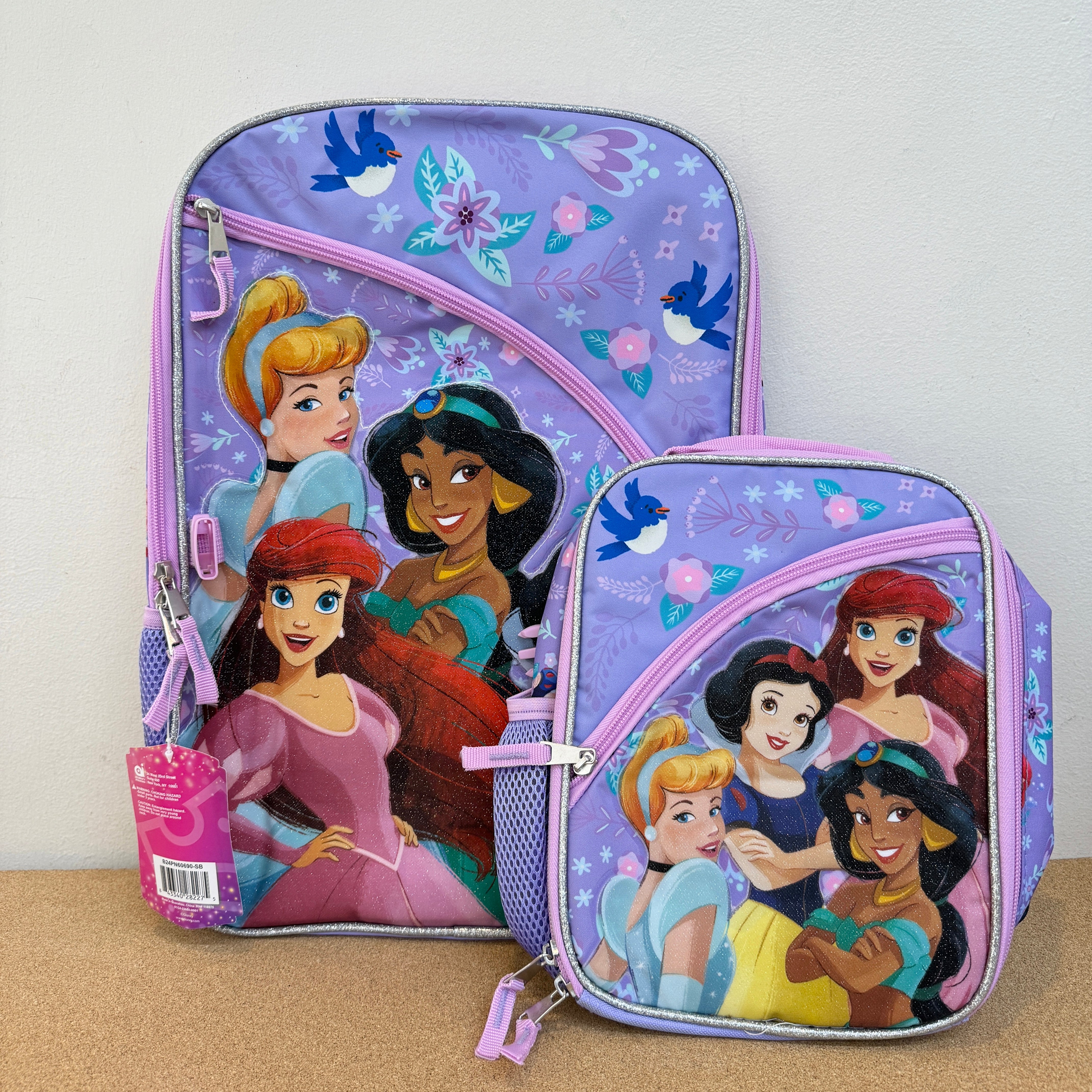 Disney Princess Power 2Piece Backpack Set 17”