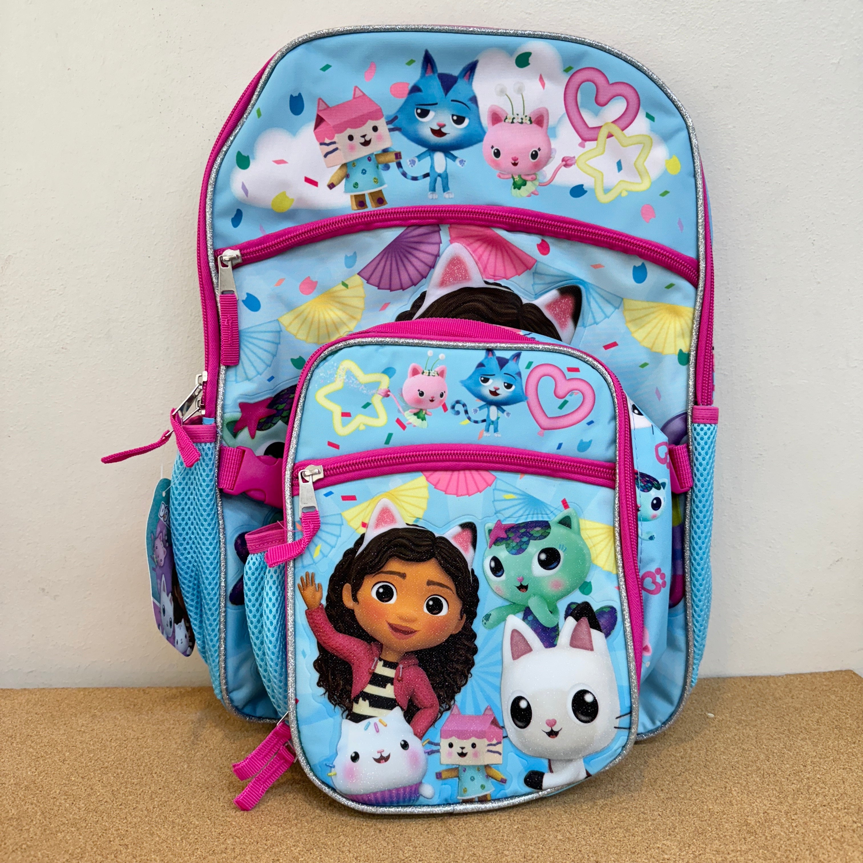 Gabby’s Dollhouse 2Piece Backpack & Lunch Tote Set 17”