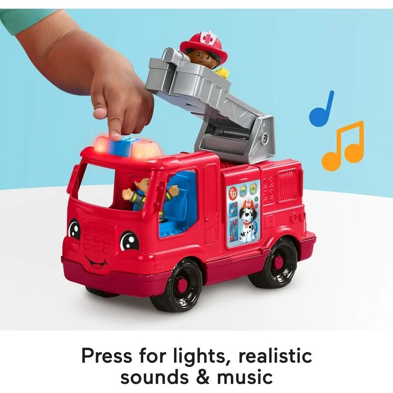 Fisher Price Little People Fire Truck Musical Toddler Toy