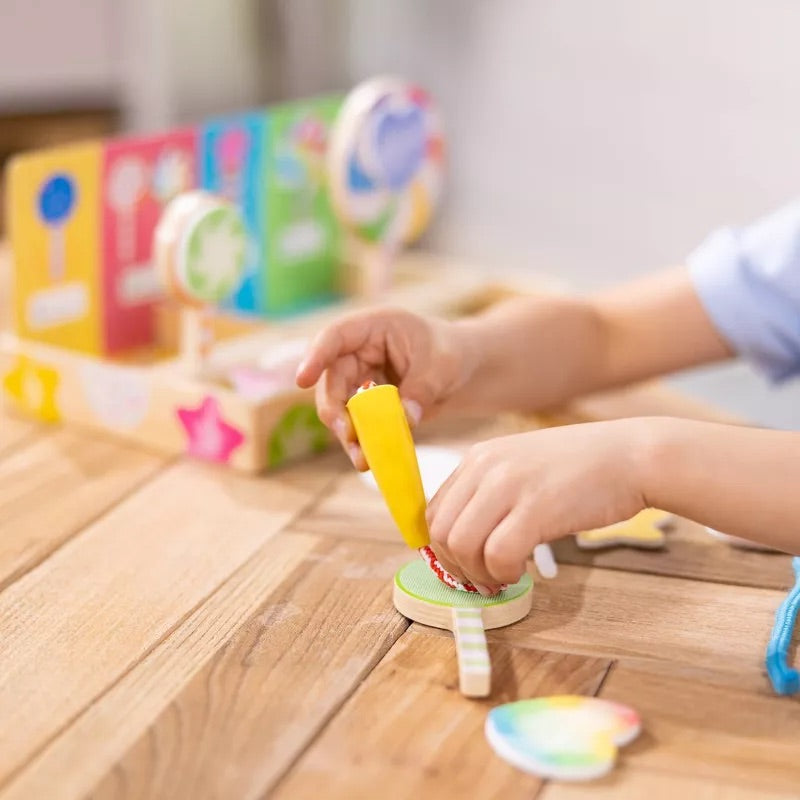 Melissa & Doug Wooden Lollipop Playset