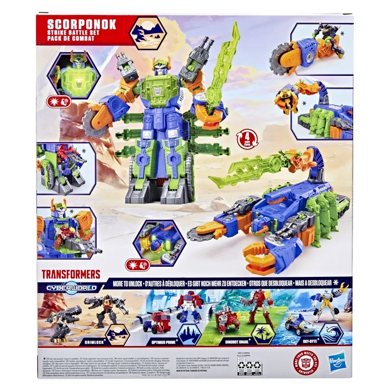 Transformers Cyberworld Scorponok Strike Battle Set