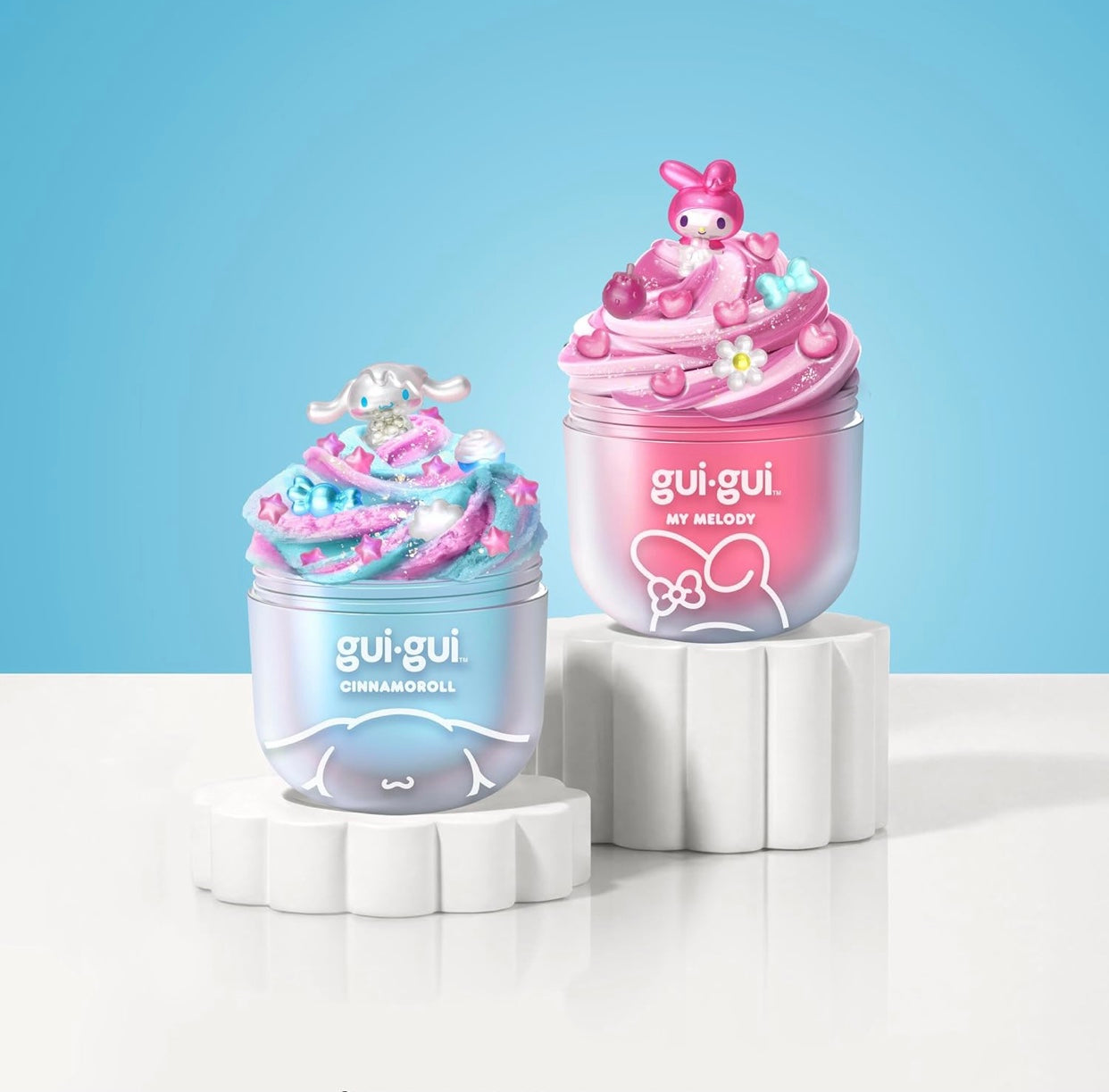GUI GUI My Melody Butter Slime & Cinnamoroll Cloud Slime Kit 2Pack